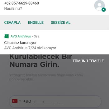 WhatsApp İstenmeyen Mesaj