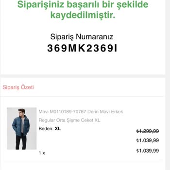 Www.cetinkaya.com.tr Mavi Mont Aldım Ne Kargolandı Ne Param İadesi Var