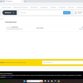 Sinerji Bilgisayardan Aldığım PC Ve Firmanın Servis Hizmeti Yetersiz