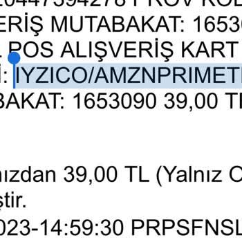 Iyzico / Amznprımetr 1 Kartımdan Para Çekildi - Şikayetvar