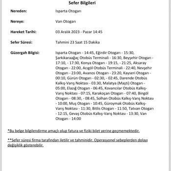 Obilet Yanlış Koltuk Numarası