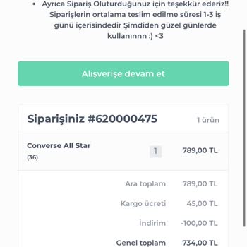 Baydin.coo Beğenmediğim Ayakkabının İadesiyle İlgili Sorun Yaşıyorum