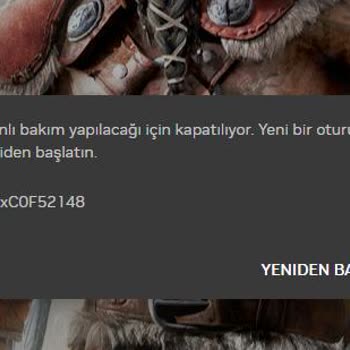 Geforce Now "Sunucu Planlı Bakım Yapılacağı İçin Kapatılıyor." Hatası.