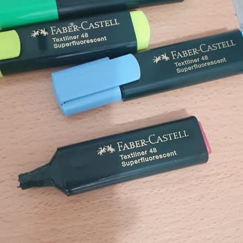 Faber Castell Fosforlu Kalem Ucu İçine Kaçtı