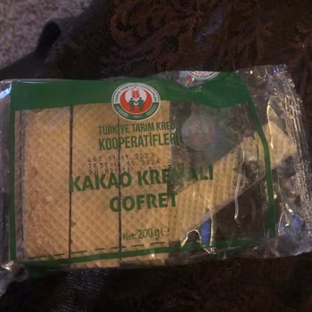 Tarım Kredi Kooperatif Market Bozuk Ve Kötü Ürün. Gofret, Yumurta, Reçel.
