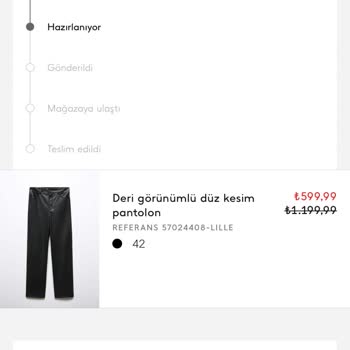 Mango Yaptığım Alışverişim Hala Depoda