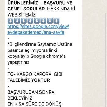 Evde Paketleme İşine Başvururken Kişisel Bilgi Güvenliği