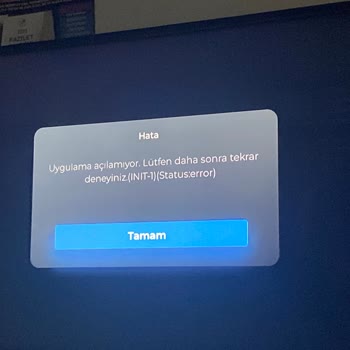 Regal Smart TV Hata Veriyor Bugün