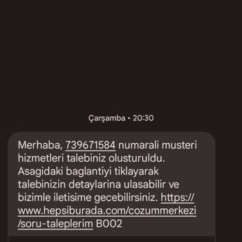 Hepsiburada Sipariş Yok Gelmedi Gelmiyor Geri Dönüş Yok