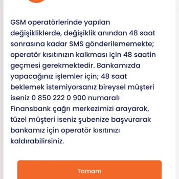 Trendyol QNB Kart Operatör Değişikliği Sorunu