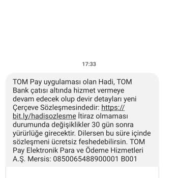 Hadi Ve Tom Bank Adıma Yetkisiz Ve İzinsiz İşlem