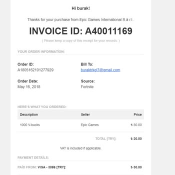 Epic Games Hesabım Ele Geçirildi