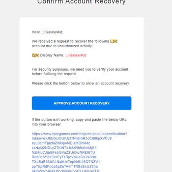 Epic Games Hesabım Ele Geçirildi