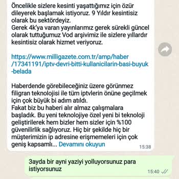 Lider Ip TV Hizmet Kalitesi Tartışmalı