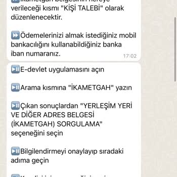 Sema Yazar Gençlik Vakfı WhatsApp'dan Kimlik Foto Ve İkametgah İstedi