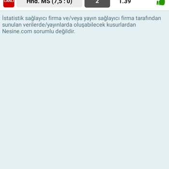Nesine Oran Yanıltması Ve Bilgilendirme Yapmadan Kupon Oynatması