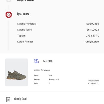 Sneaks Up Online Satış Platformunda Yaşanan Sipariş İptali Ve Fiyat Değişikliği Şikayeti