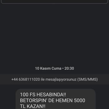 Vodafone Numarama Gelen Mesaj