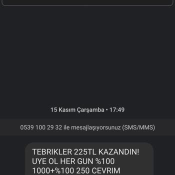 Vodafone Numarama Gelen Mesaj