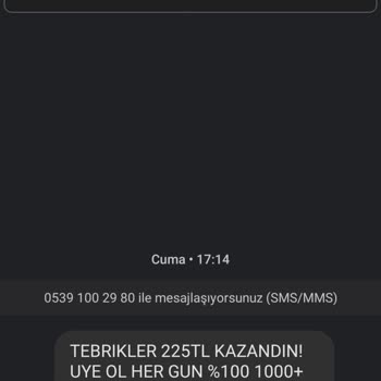 Vodafone Numarama Gelen Mesaj