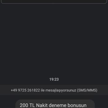 Vodafone Numarama Gelen Mesaj