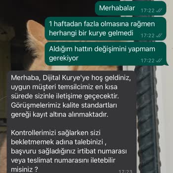 Dijital Kurye Kurye Gelmiyor Hattım Ortalarda Yok