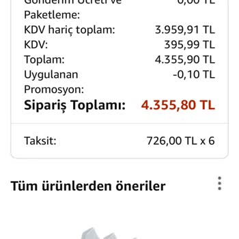 Amazon Yanıltıcı Taksit Uygulaması