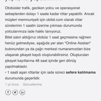 Rötar Yapan Seferin İadesini Yapacağını Beyan Eden Metro Turizm, Yapmıyor