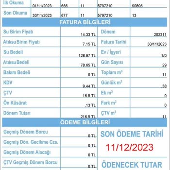 İBB - İstanbul Büyükşehir Belediyesi Su Faturası Ve Fiyatlar