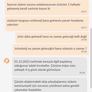 Trendyol Kargo Siparişim 7 Gündür Gelmiyor