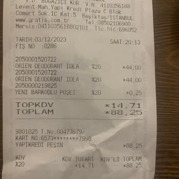 Gratis Fiyat Etiketi Uyumsuzluğu