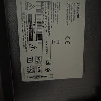 Samsung TV Birden Ekran Gitti 35 Bin Tl Tamir Parası İstediler