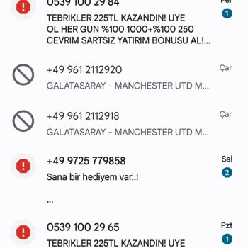 Türk Telekom Yurt Dışı Bahis Sitesi Mesajları