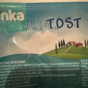 Asfora Avm Asfora Aldığım Enka Marka Tost Peyniri Açılmadan Buzdolabında Bozuldu.