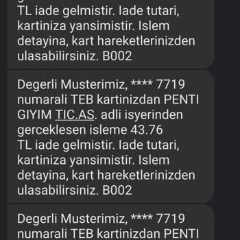 Penti İptal Mağduru İndirimden Yararlanamadım