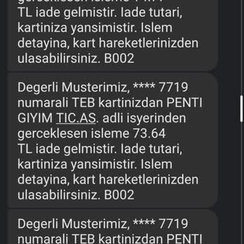 Penti İptal Mağduru İndirimden Yararlanamadım