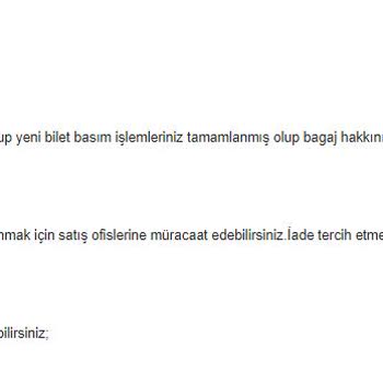 THY Ödenmiş Bagaj Hakkını Tekrar Ödeyip, Ödediğim Parayı Geri Alamamak!