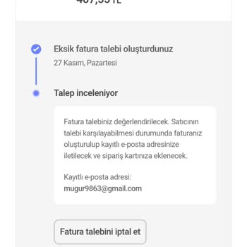 Hepsiburada Ürün Faturası Kesmiyor.