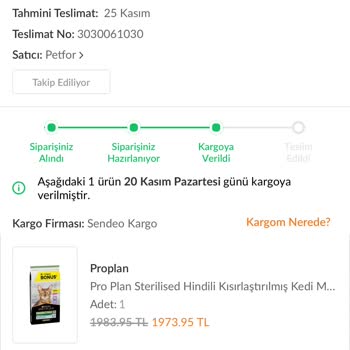Sendeo-PETFOR-Trendyol İsimli Firmaların Zincirleme Mağduriyetleri