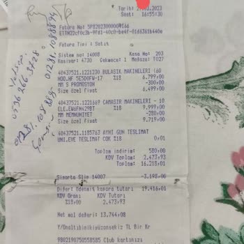 Electrolux Çamaşır Makinesi Lastiği Bulunmaması Ve Ücret İstemesi