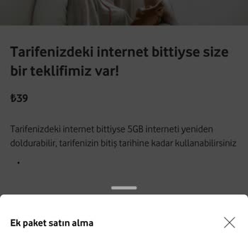 Vodafone Paket Sunup Tl Yüklemesi Yaptırıyor Ama Paketi Vermiyor