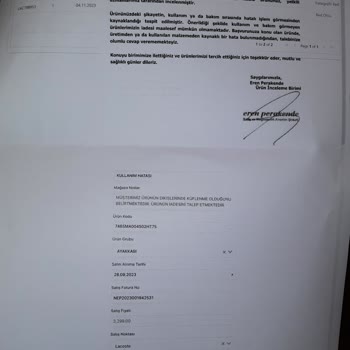 Lacoste Ayakkabı 1 Ayda Küflendi