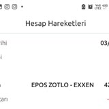Epos ZOTLO-Exxen Bilgim Dışında Hesabımdan Para Çekti