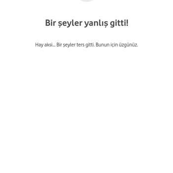 Vodafone Hediye Çarkı Hata Veriyor