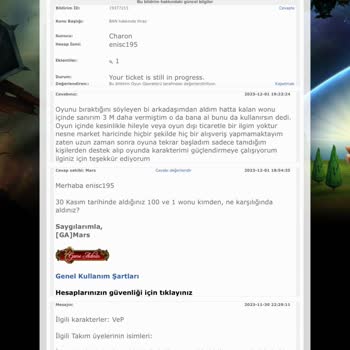 Metin2.gameforge.com Metin2 Ruby Ban İtiraz