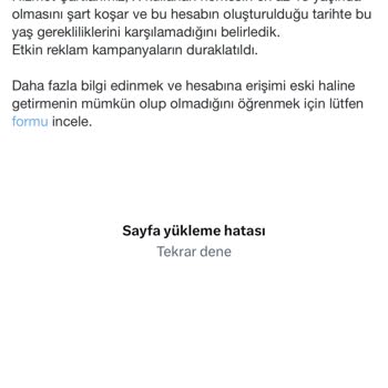 Twitter 13 Yaş Problemi