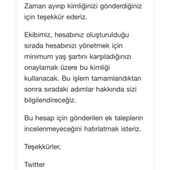 Twitter 13 Yaş Problemi