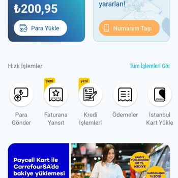 ATM Üzerinden Kartsız Paycell Hesabına Para Yatırmak