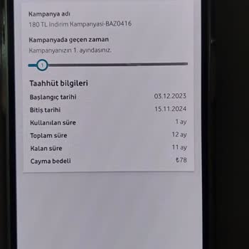 Vodafone İznim Olmadan Hattıma Tanımlanan Tarife