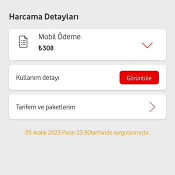 Vodafone Bilgim Dışında Abonelik
